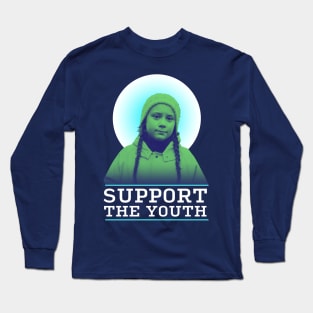 Greta Support the Youth Long Sleeve T-Shirt